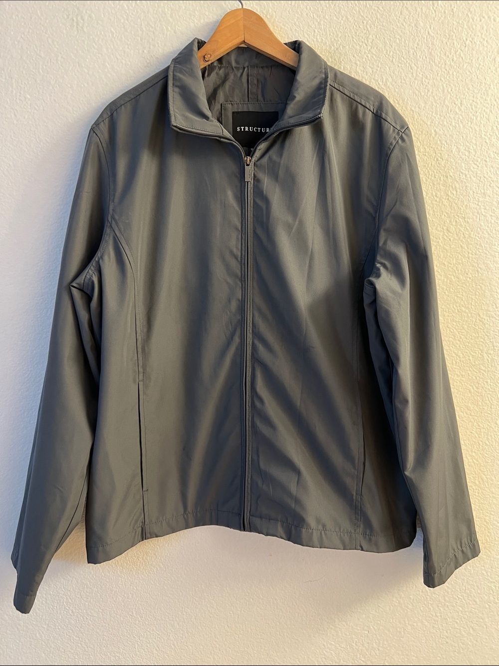 Structure Gray Full Zip Jacket Size L/G
